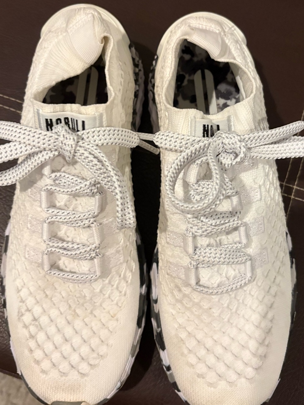 Nobull all day Knit Sneakers with Black & White Patterned Sole - Picture 5 of 8